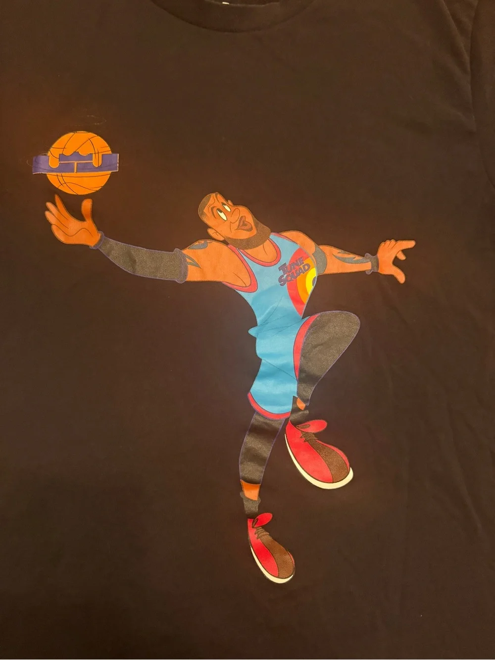 Nike Black Tune Squad Graphic Short Sleeve Tee